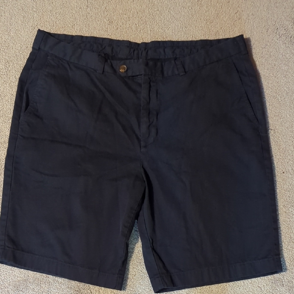 Brooks Brothers Blue Flat Front Shorts
